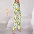 thumbnail image 3 of Sigee Yellow Dandelions for Women’s Pajama Sets Long-Sleeved Pjs Sets for Women 2 piece Sleepwear-XX-Large, 3 of 7
