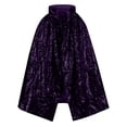 thumbnail image 6 of Sequin Sparkly Cape For Women, Front Tie Party Poncho, Halloween Festival Performance Outerwear Cloak, 6 of 6