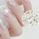 thumbnail image 2 of Arte de uñas 3D Flor acrílica Arte de uñas Pequeña flor blanca Flor de cinco pétalos Resina Pequeña bola de acero Accesorios de arte de uñas Diseño de uñas para decoración de arte de uñas DIY forma5, 2 of 5