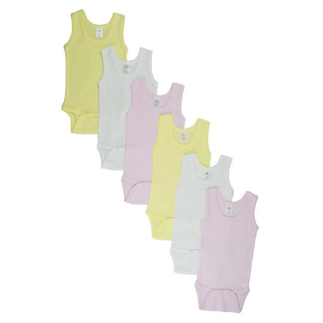 Bambini CS-108M-108M Girls Tank Top, Assorted - Medium