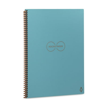 Rocketbook - Core Smart Reusable Notebook Lined 8.5" x 11" - Neptune Teal