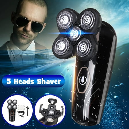Electric Shaver for Men, Electric Shaver, Rechargeable WaterProof Wet & Dry Shaver Precision Trimmers for Beard Shaving and Trimming,4D USB Beard Clipper (Best Electric Shaver For Beard Trimming)