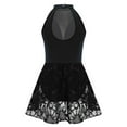 thumbnail image 2 of MSemis Kids Girls Ballet Leotards Hollow Back Floral Lace Mesh Tutu Dancewear, 2 of 5