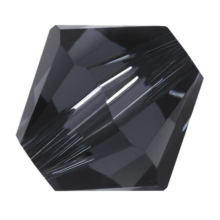 Olivine Swarovski Crystal Bicone Bead - Swarovski Crystal, #5328 Bicone Beads 3mm, 25 Pieces, Graphite