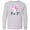 AC-Heather Grey, variant on Inktastic 7th Birthday Cute Unicorn Long Sleeve Youth T-Shirt