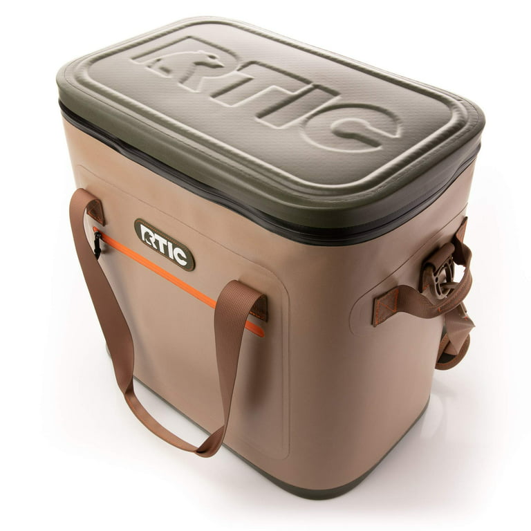 RTIC Soft Cooler 40 Can, Insulated Bag Portable Ice Chest Box Floating  Cooler Leak-Proof, Tan 