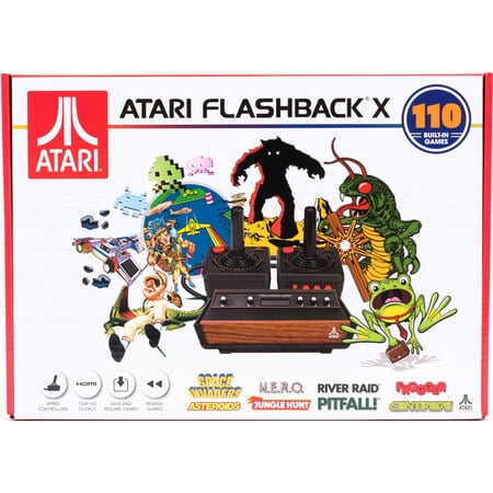 Atari Flashback X, HDMI Game Console, 110 Games, Wired Joystick Controllers