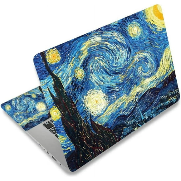 QTH Laptop Skin Sticker Decal 12"-15.6" Tropical Night Waterproof Vinyl