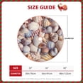 thumbnail image 2 of Sikiie Sea Shells Nativity Christmas Tree Skirt, Jesus Christian Winter Holiday Tree Mat Decoration(30-48IN)30", 2 of 6