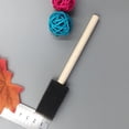 thumbnail image 3 of SHISUYAN Sponge Paint Brush Set with Wooden Handle for Kids Art Lessons and DIY Crafts Multi 1 Inch, 3 of 8