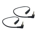 thumbnail image 1 of Cable de audio estéreo CERRXIAN 1Ft 3.5mm 4 Polos macho a 3 polos hembra chapado en oro, 1 of 3