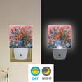 thumbnail image 2 of Yayeee LED Plug in Night Light for The Home with Auto Dusk to Dawn Light Sensors, 2 Pack, Orange Vibrant Flowers, 2 of 6