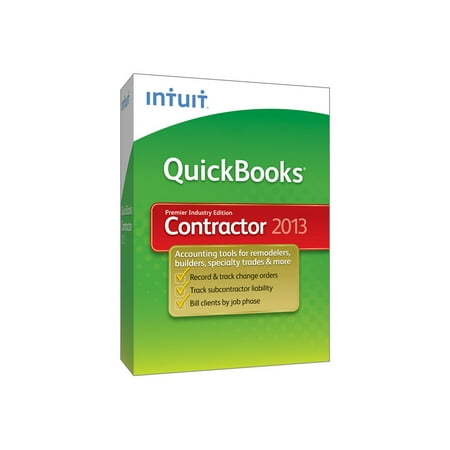 QuickBooks Premier Contractor 2013 for Windows