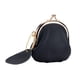 thumbnail image 2 of Monedero para mujer con cierre de beso, estilo vintage, para auriculares negro, 2 of 9