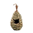 thumbnail image 1 of Nido tejido a mano para pájaros - Cabaña natural de hierba tamaño mediano (24x12x12 cm) - Ideal para decoración de jardín, 1 of 6