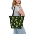 thumbnail image 2 of Pofeuu Skulls And Cobwebs Print Women Fashion Shoulder Handbags Top Handle Satchel Bags Tote Shoulder Shopping Bag Stylish Canvas Tote Bag, 2 of 6