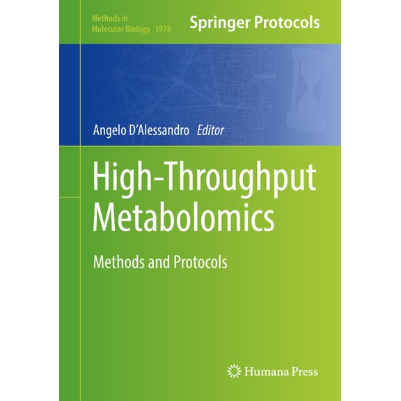 Methods in Molecular Biology High-Throughput Metabolomics: Methods and Protocols, Book 1978, (Hardcover)