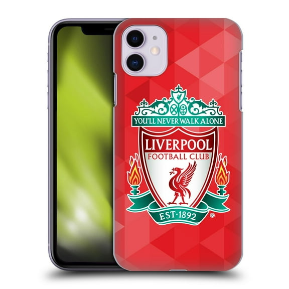 Head Case Designs Officially Licensed Liverpool Football Club Crest 1 Red Geometric 1 Hard Back Case Compatible with Apple iPhone 11