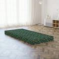 thumbnail image 5 of Botanical Foldable Mattress, Tropical Leaves Jungle, 74.8" x 35.4", Green Seafoam, by Ambesonne, 5 of 6
