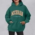 thumbnail image 2 of Women's Hoodies Athletic Quarter Zip Hoodie Workout Women's Valentine's Printed Hoodie, 2 of 4