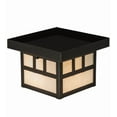 thumbnail image 6 of Meyda Tiffany 87230 Hyde Park Double Bar Mission 12" Wide Flush Mount Square Ceiling, 6 of 7