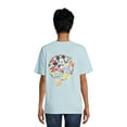thumbnail image 5 of Mickey Mouse Juniors’ Front and Back Graphic Tee with Short Sleeves, Sizes XS-XXXL, 5 of 5