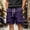 Purple, variant on COSFO Casual Cargo Shorts Men Work White Shorts with Pockets Stretch Elastic Waist Drawstring Relaxed Fit Shorts