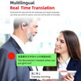 thumbnail image 3 of Language Translator Earhooks,  5.3 Support 144 Languages Translation,  Translator Earbuds for Music, Calling, , IOS,, 3 of 7