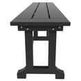 thumbnail image 3 of Charleston Outdoor Patio Adirondack Dining Trestle Bench, 3 of 5