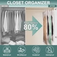 thumbnail image 6 of Hanging Pocket Vacuum Storage Bags with Electric Pump, 6PCS (3 Jumbo/3 Large) Space Saver Closet Organizer, Vacuum Garment Bags for Hanging Clothes to Reduce Wrinkles for Suits, Jackets and Bedding, 6 of 8
