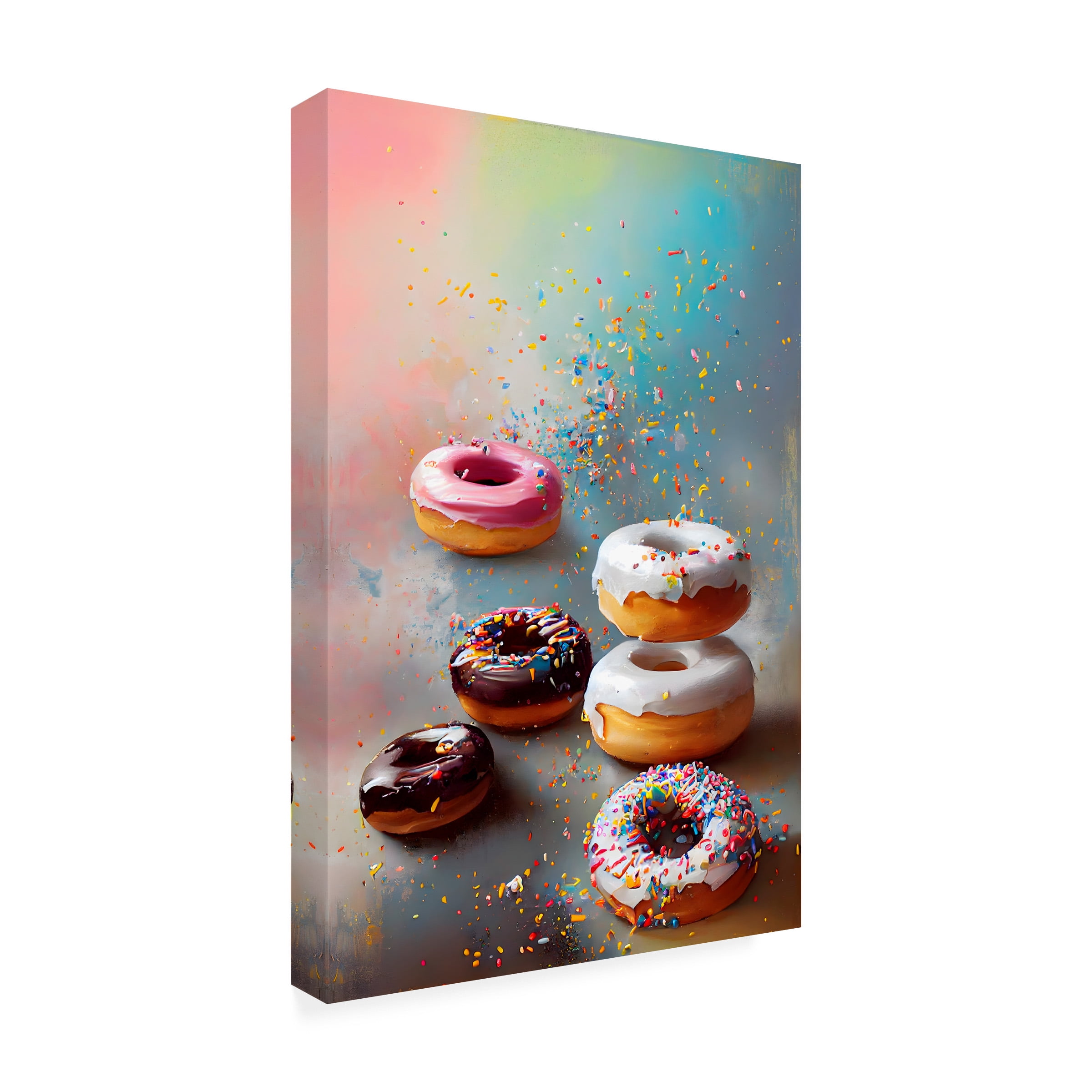 Treechild 'Yummy Donuts' Canvas Art
