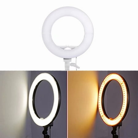 Kshioe 12” Ring Light without Tripod Stand for YouTube Video and Makeup, Mini LED Camera Light with Cell Phone Holder Desktop LED (Best Mobile Without Camera)