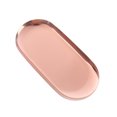 thumbnail image 1 of Oval Storage Plate Golden Dinner Plate Stainless Steel Dessert Plate Nuts Fruit Cake Tray Snack Kitchen Plate Fruit Cake Tray rose, 1 of 6