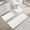 White, variant on Ileading Bathroom Rugs Sets 4 Piece with Lid Cover Absorbent Microfiber Bathroom Shower Mat Set