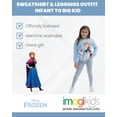 thumbnail image 3 of Disney Frozen Toddler Girls' 2-Piece Sweatshirt and Leggings Set Blue Grey, 3 of 5