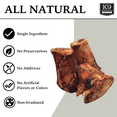 thumbnail image 2 of K9 Connoisseur Single Ingredient Dog Bones Made In USA Natural Marrow Filled Dynamo Bone Chew Treats For Small To Medium Breed Aggressive Chewers Dogs - Best Up To 50 Pounds 3 Pack, 2 of 6