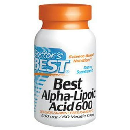Les meilleurs acide alpha-lipoïque 600mg Doctors Best 60 vcaps