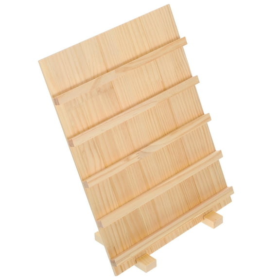 FRCOLOR  Jewelry Display Stand Show Rack Integrated Earring Decor Beige