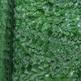 thumbnail image 1 of Valla de pared de plástico con plantas de simulación, pared exterior, decoración de hojas verdes, barandilla para balcón, refugio y embellecimiento de pared de plantas, 1 of 5