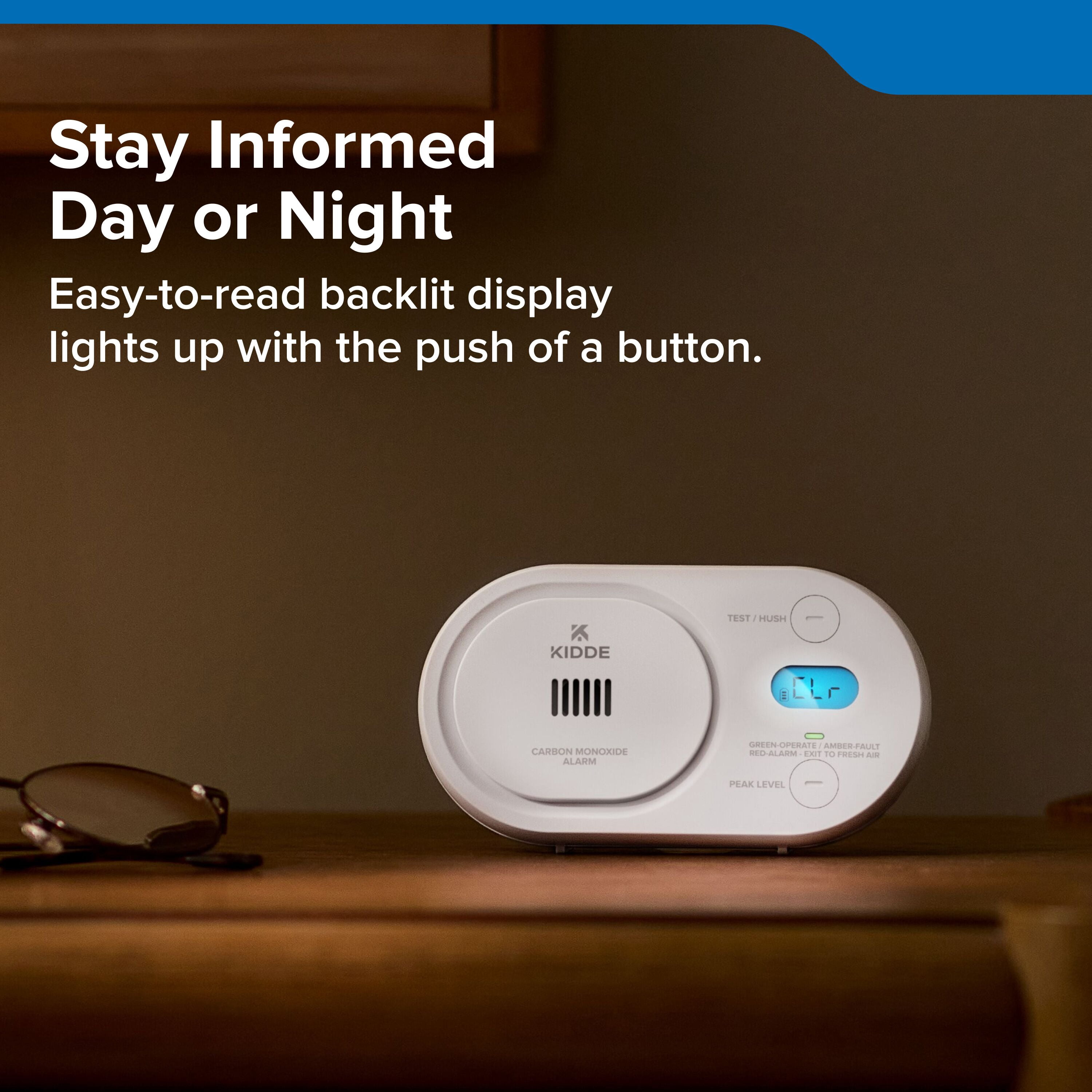 Kidde COBD AA Battery Powered, Electrochemical Carbon Monoxide Alarm