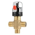 Thermostatic Mixing Valve Brass Shower Mixing Valve Hot and Cold Water Temperature Control Valve