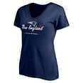 thumbnail image 2 of Women's Navy New England Patriots Hometown Collection V-Neck T-Shirt, 2 of 3