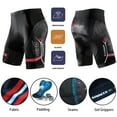 thumbnail image 3 of Sponeed Men Cycling Short Padded Mens Cyclist Shorts Mountain Bike Riding Tights Bottom Red L, 3 of 11
