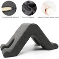 thumbnail image 3 of Soporte de almohada para tablet, soporte de rodilla para teléfono multiángulo, soporte de lectura universal para iPad, tablet, lector electrónico, smarhone, libros, revistas, etc. (Gris oscuro), 3 of 5