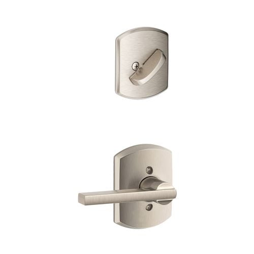 Schlage F94LATGRW Latitude Dummy Interior Pack with Deadbolt Cover