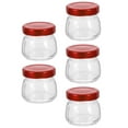 thumbnail image 2 of 5pcs Honey Jar Transparent Glass Honey Container Honey Pot Kitchen Supplies, 2 of 8