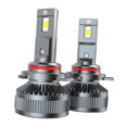 thumbnail image 3 of Miulika 2 Pieces Car LED Headlight Bulbs 6000LM Auto Assembly Spare Part Light Bulbs 9012, 3 of 9