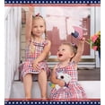 thumbnail image 4 of DolliBu Sparkle Eyes White Unicorn Plush with USA Flag Bandana - Super Soft United States of America Sparkle Eyes White Unicorn Patriotic Stuffed Animal - 8 Inches, 4 of 6