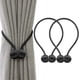 thumbnail image 1 of Clip de correa de cortina negra Clip de correa de cortina decorativa tejido Estilo europeo 1 par, 1 of 5