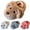 Brown, variant on Boys Girls Dog Slippers Toddler Plush Funny House Shoes Cute Cartoon Winter Indoor Outdoor Fuzzy Slides with Back Strap Grey 7